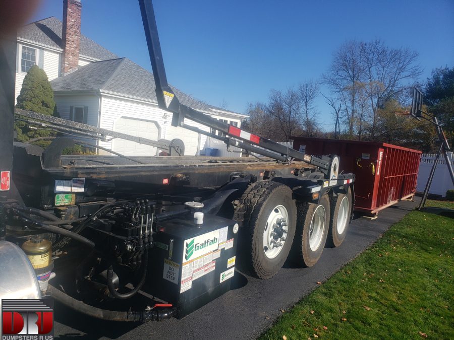 Online dumpster order in North Andover, MA