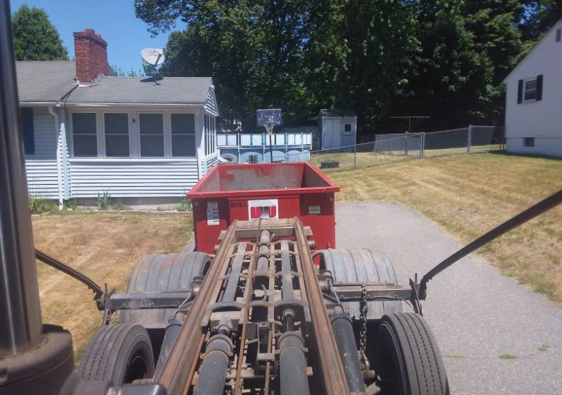 15 yard dumpster rental for home clean-out in in Tewksbury MA