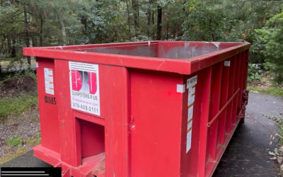 10 yard dumpster rental for a bathroom renovation in Andover, MA