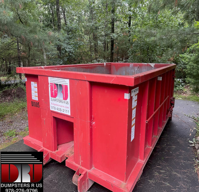 10 yard dumpster rental for a bathroom renovation in Andover, MA