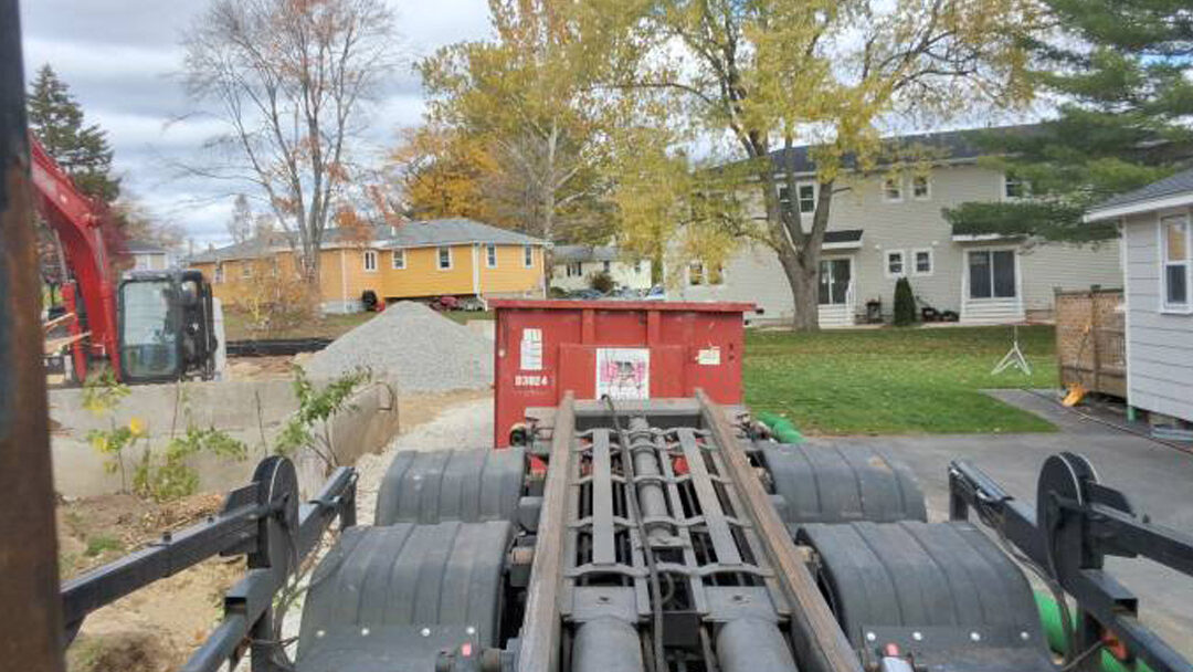 Two 30 yard dumpster rentals delivered in Bedford, MA