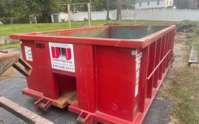 10 yard dumpster rental to dispose of household junk in Tewksbury MA