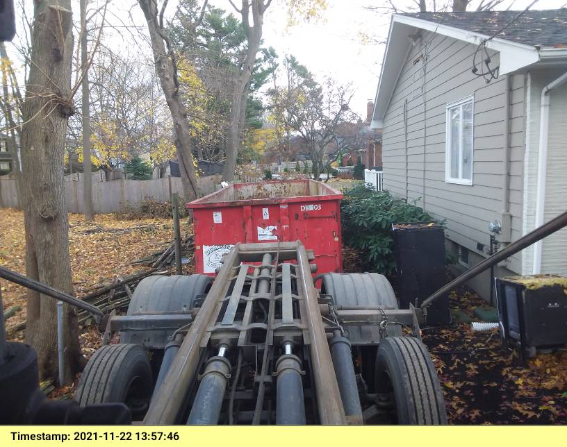 30 Yard 5 Ton Dumpster for house cleanout in 30 Yard 5 Ton Dumpster for house cleanout in Swampscott, MA.Swampscott, MA.