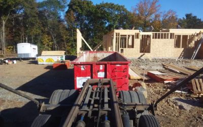 30 yard dumpster rental for construction project in Beverly, MA