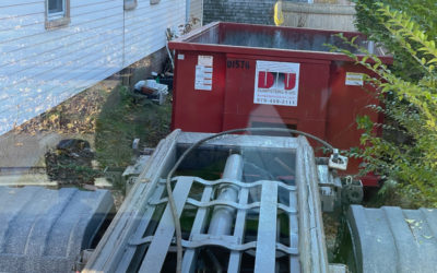 15 yard dumpster rented to clean out a house in Danvers MA