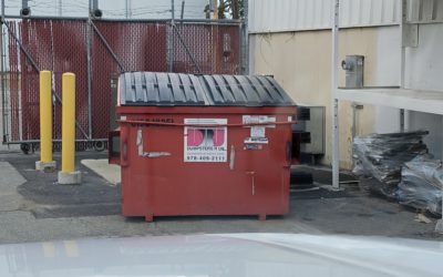 4 Yard Commercial Dumpster with weekly service in Wilmington, MA