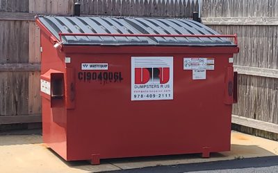 4 yard Commercial Dumpster with Every Other Week EOW service.