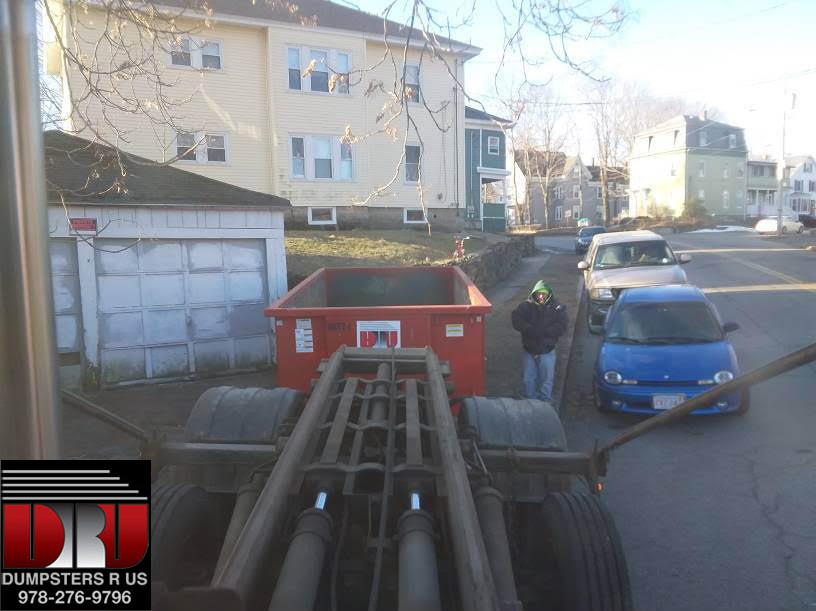 15 yard dumpster rental for a household cleanout in Haverhill.