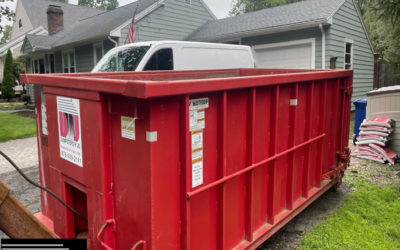 15 yard dumpster rental for household junk in Danvers, MA.