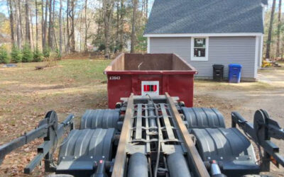 30 yard dumpster rental delivered in Dracut, MA for junk removal