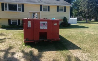 15 Yard Dumpster Pickup in Dracut, MA for a Home Clean-Out