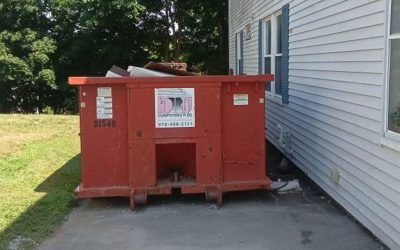 10 Yard Dumpster Pickup in Andover, MA