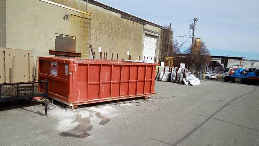 15 Yard Dumpster Swap for Granite Removal in Everett, MA