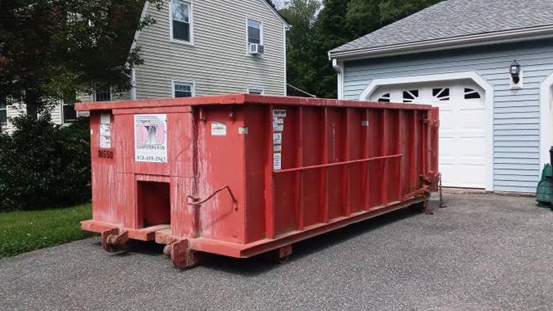 Dumpsters R Us, Inc picked up a 10-yard dumpster used for remodeling debris in Topsfield, MA.