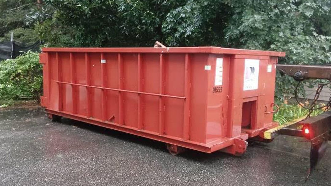 15-Yard Dumpster Delivered in Woburn, MA for Remodeling
