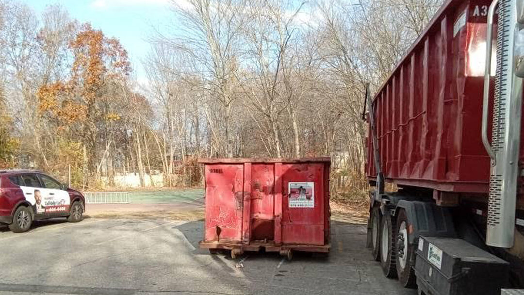 30 yard dumpster rental for a construction project in Lowell, MA