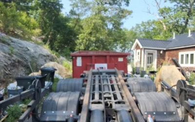 30 yard dumpster rental delivered in Saugus, MA for junk removal