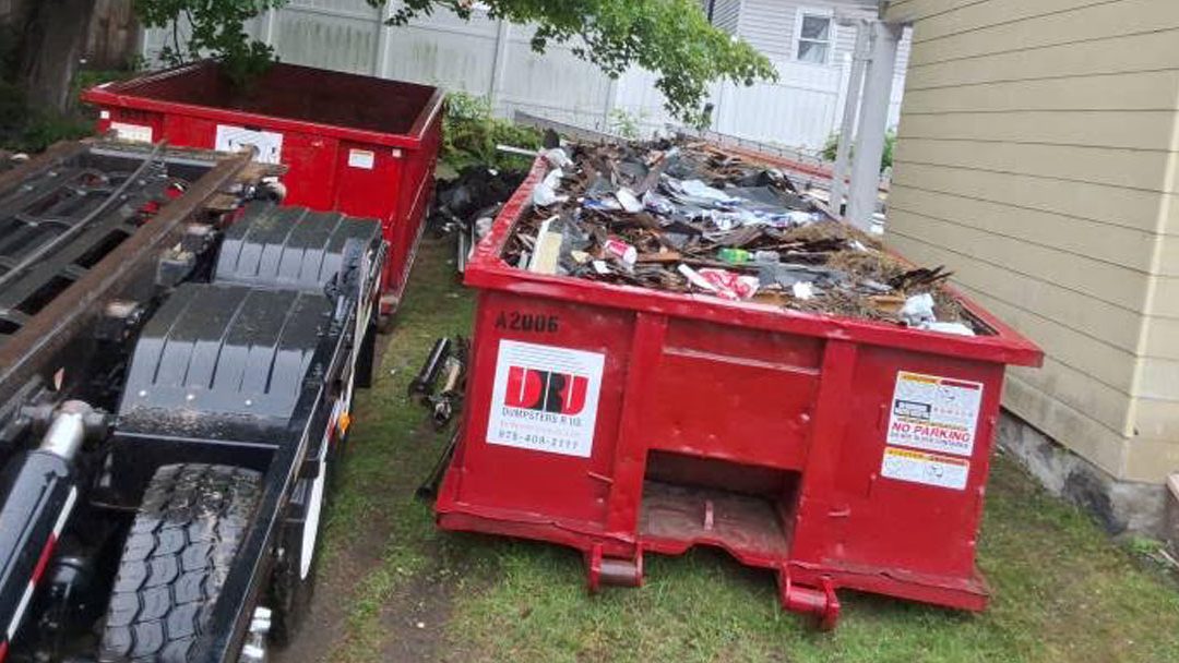 Dumpsters R Us, Inc delivered a 10-yard ABC dumpster to Lowell, MA 01852 for concrete disposal from a residential remodeling project.