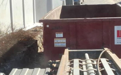 30 Yard Dumpster Rental Swaped-Out in Andover, MA
