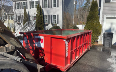 10 yard dumpster rental in Haverhill for a household clean out