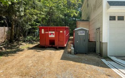 30 yard dumpster rental for a Kitchen Renovation in Billerica, MA.