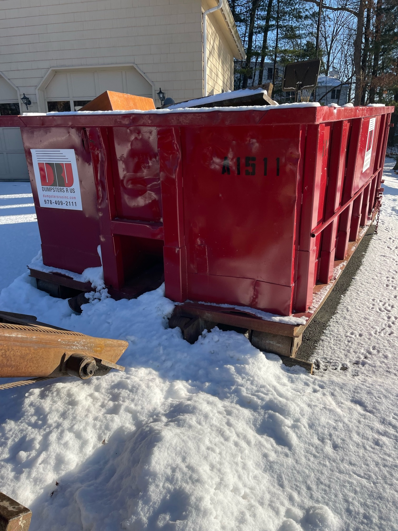 15 yard dumpster rental in Beverly, MA for a kitchen renovation project ...