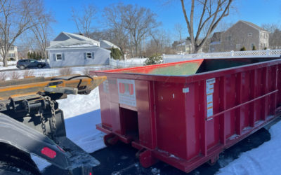 10 yard 1 1/2 ton dumpster rental delivered to Dracut, MA