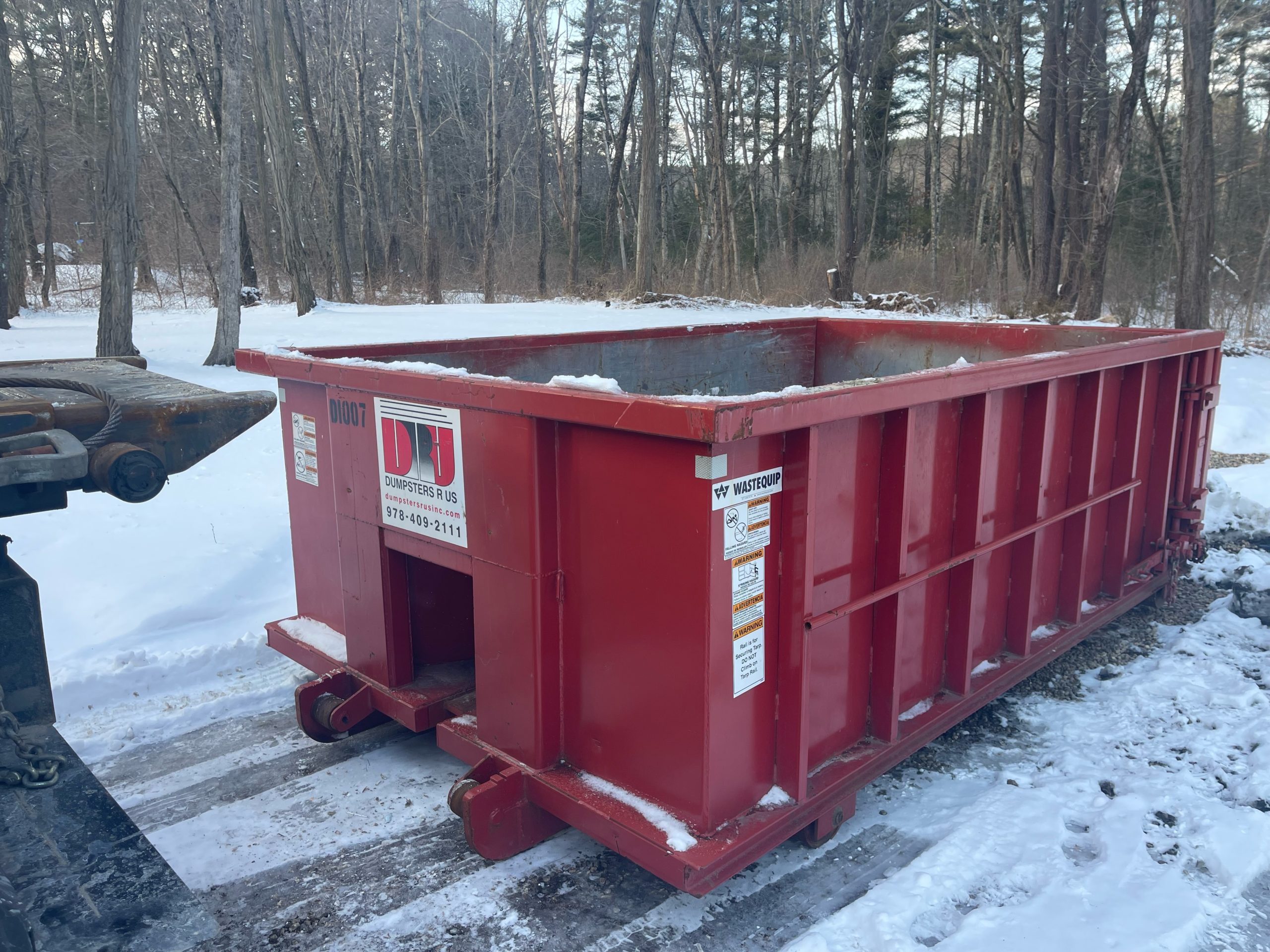 10 Yard ABC dumpster rental delivered to Boxford, MA | Dumpsters R Us, Inc