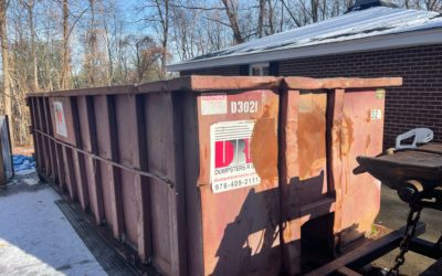 30 yard dumpster rental for a household clean out in Methuen, MA