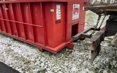 15 yard dumpster rental for a basement refinishing job in Billerica, MA