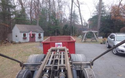 15 yard dumpster rental in Dracut for a Basement Clean Out Project