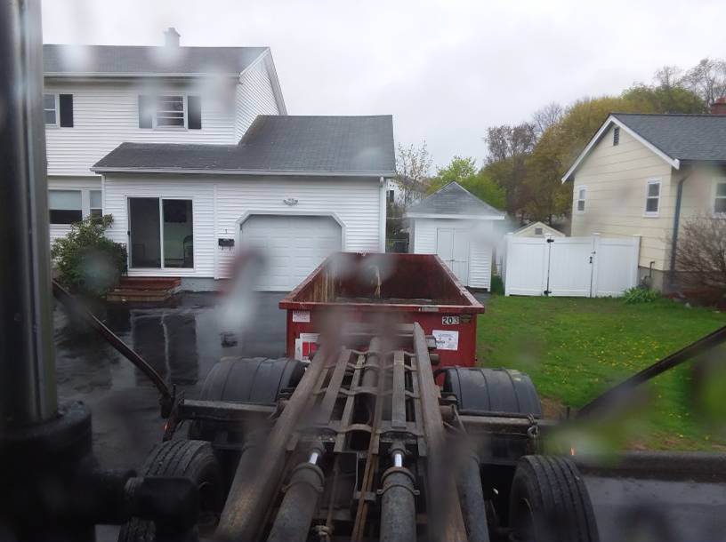 20 yard dumpster rental delivered to Lawrence