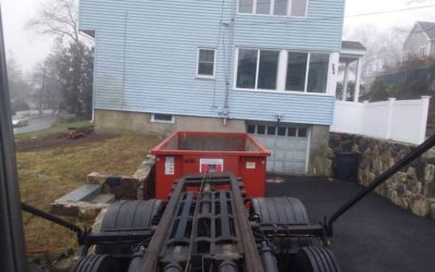 15 yard dumpster rental in Arlington, Ma for removal of trash prior to listening the home for sale.