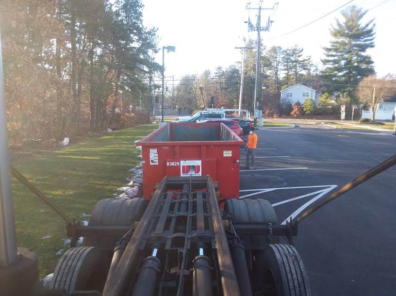 30 yard dumpster rental with a 5 ton max swapped out in Nashua for a Construction Project at McDonalds.