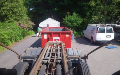 30 yard 5 ton dumpster  delivery to a local country club in Andover MA