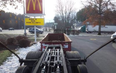 30 yard dumpster rental in Hudson, NH for a Construction Job at a McDonald’s