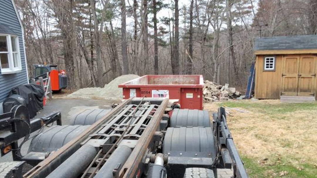 15 yard dumpster rental in North Reading, MA for ABC disposal.