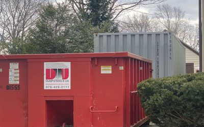 30 Yard Dumpster Rented in Andover, MA