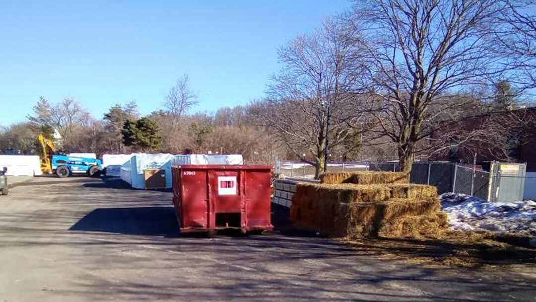 30 Yard Dumpster Delivered in Peabody, MA for a Building Clean-Out