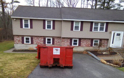 15 Yard Dumpster Rental Delivered in Wilmington, MA for a House Clean-Out